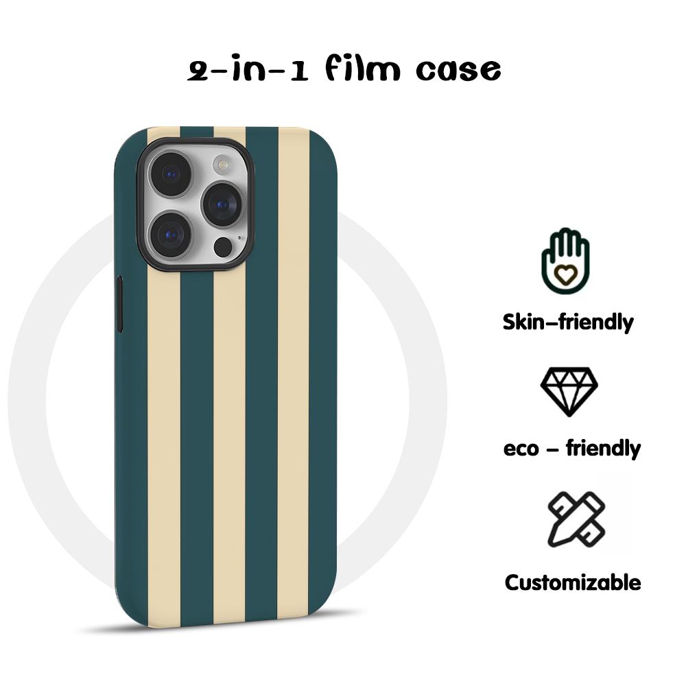 Phone Cases For Iphone 16 - Fashion Horizontal colored stripes Phone Case