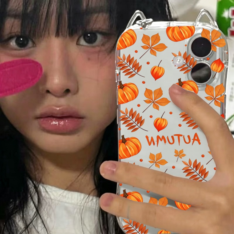Autumn Pumpkin Falling Leaves  - Phone Cases For Iphone 16 review and price