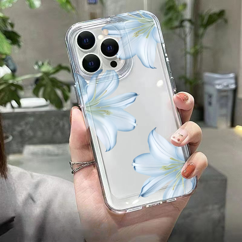Fashion Exquisite White Lily F - Phone Cases Iphone 13 review and price