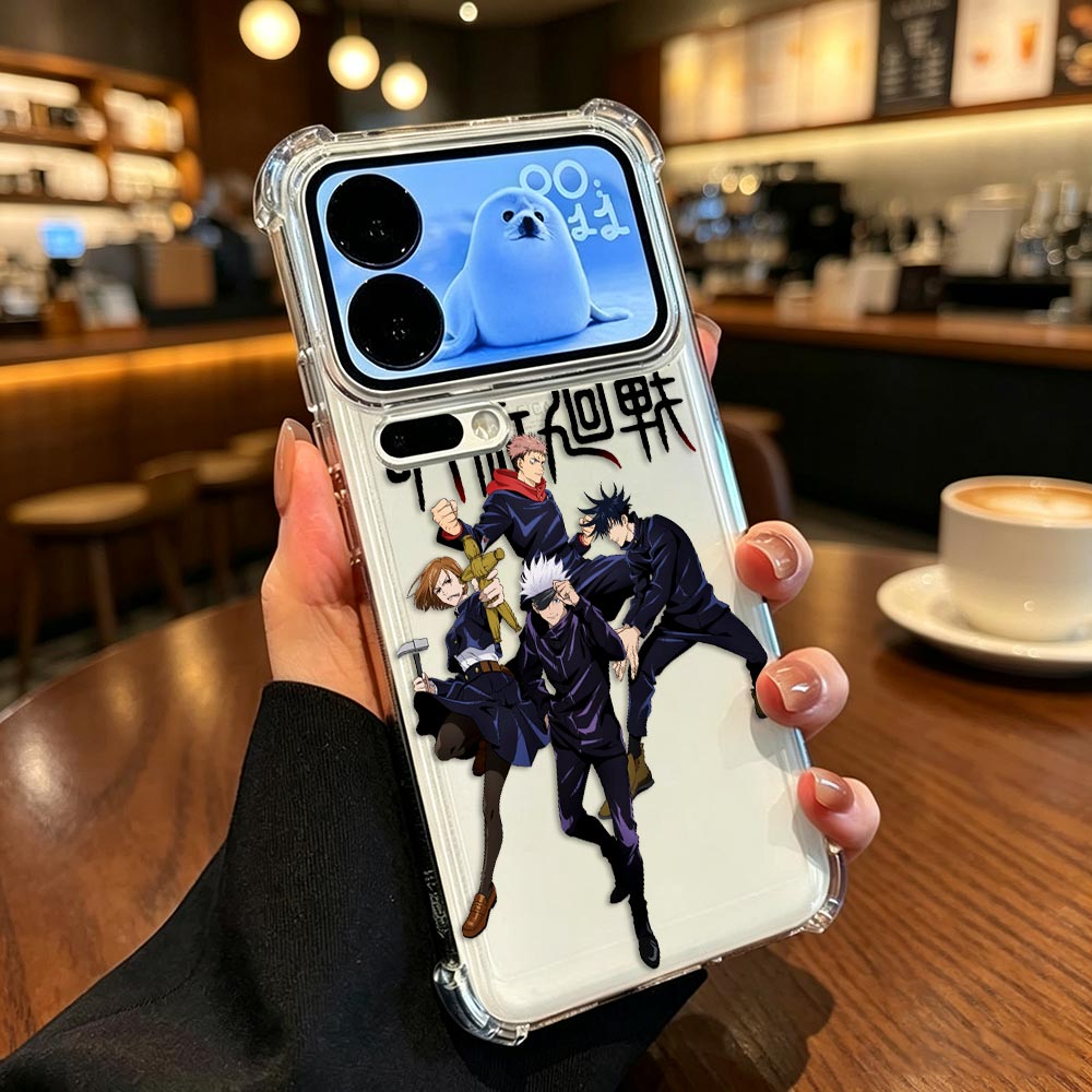 Luxury Transparent Bag Phone C - Phone Cases Jujutsu Kaisen review and price